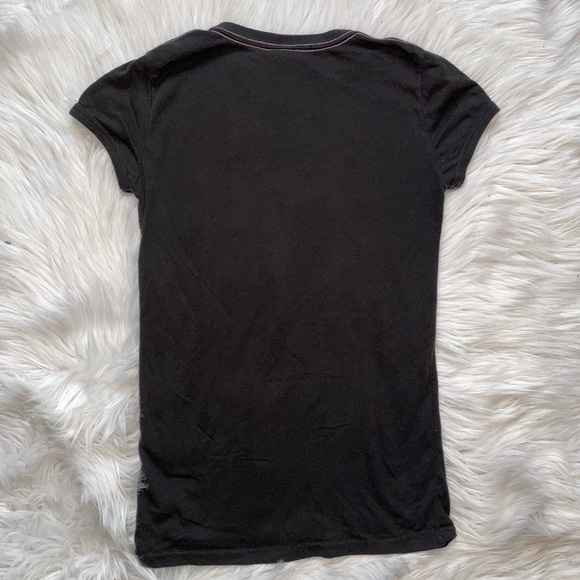 Victoria’s Secret pink nature lover tee women’s S small black short sleeve t - Picture 2 of 2